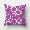 Axyaa Geometric Pattern Polyester Cushion Cover for Sofa Decor or Throw Pillow