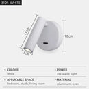 Axyaa Rotatable LED Wall Lights for Bedside Bedroom Study Lighting