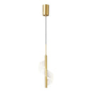 Axya Modern Copper Minimalist Pendant Light for Bedroom - Small, Light Luxury Design