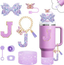 Axyaa Cup Set: Straw Topper, Boot, Stoppers, Handle Charms, Sticker for 30oz 40oz Tumbler