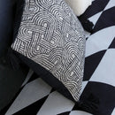 Axyaa Geometric Tassel Cushion Cover: Retro Boho Style Pillowcase for Living Room Sofa