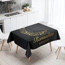 Axyaa Ramadan Kareem Decor Tablecloth - Waterproof & Stain Resistant