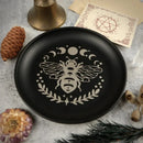 Axyaa Moonphase Jewelry Tray Crystal Sage Incense Holder Tray