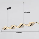 Axyaa LED Chandelier for Modern Living and Dining Room Lighting