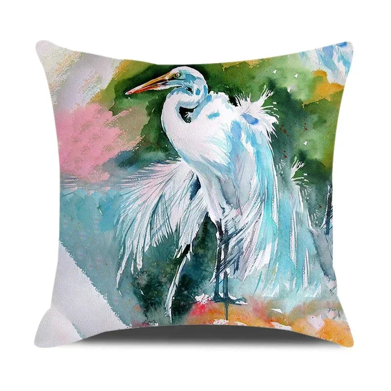 Axyaa Cartoon Animals Portrait Cushion Cover 45x45cm