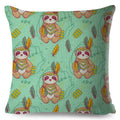 Axyaa Cat Cushion Cover: Decorative Linen Pillow for Home, Sofa, Children's Room
