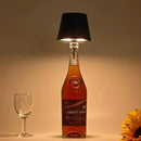Axyaa Wireless Bottle Table Lamp with Touch Control, 3 Colors, and Stepless Dimming