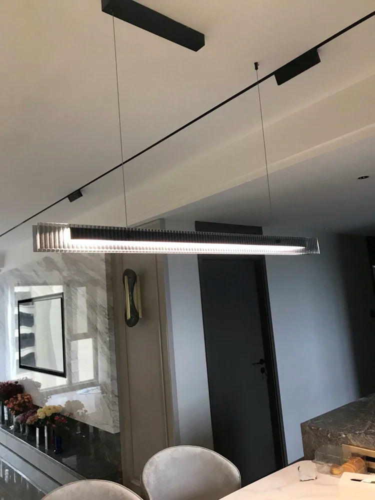 Axyaa Marble LED Chandelier: Modern Luxury Style Pendant Lamp for Dining Room, Kitchen, Bedroom