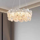 Axyaa Luxury Lotus Leaf Glass Chandelier LED Light Fixture