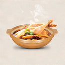 Axya Gas Stove Casserole Stew Pot with Unglazed Clay - Shallow Soup Pot