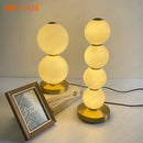 Axyaa Modern Glass Table Lamps for Home Decor and Lighting