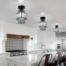Axyaa Crystal LED Ceiling Chandelier for Dining Room & Bedroom