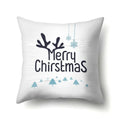 Axyaa Christmas Santa Claus Print Pillow Cover 45X45CM