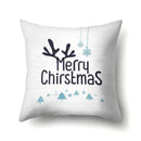 Axyaa Christmas Santa Claus Print Pillow Cover 45X45CM