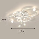 Axyaa Crystal LED Chandelier Modern Lighting Fixture Art Decor Hotel Villa Restaurant