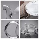 Axyaa Glass Teapot Filterable Thick Heat-resistant Puer Oolong Flower Tea Pot