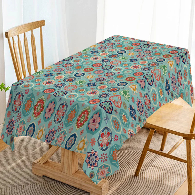 Axyaa Geometric Mandala Bohemia Table Runner - Elegant Dining & Wedding Decor