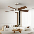 Axyaa Modern 52" LED Ceiling Fan for Indoor Lighting Fixtures