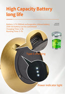 Axya Metal Aluminum USB Charging Bedside Table Lamp for Study, Bar, Coffee Shop