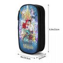 Axyaa Mermaid Double Layer Pencil Case | Large Capacity Stationery & Makeup Bag