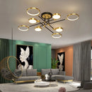 Axyaa Dimmable LED Ceiling Lamp with Remote Control for Living Room & Bedroom