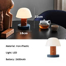 Axyaa Mushroom Nightlight: Rechargeable Colorful Lamp for Home, Bedroom, Study & Reading