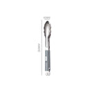 Axyaa Stainless Steel BBQ Tongs Buffet Clip for Non-Stick Grilling