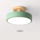 Axyaa Wooden Round Ceiling Light for Home, Bedroom, Bathroom & More