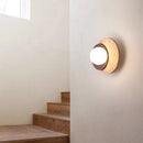 Axyaa Yellow Stone Wall Lamp for Japanese Bedroom, Living Room, Staircase Lighting