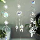 Axyaa Boho Dreamcatcher Crystal Pendant Sun Catcher Outdoor Décor