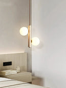 Axya Bubble Ball Pearl Pendant Chandelier: Retro Bedroom Lighting