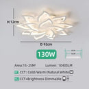 Axyaa Flower LED Ceiling Chandelier for Bedroom & Living Room