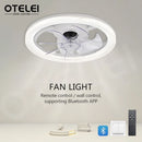 Axyaa 6th Gear LED Ceiling Fan Light with Intelligent APP Remote Control for Home
