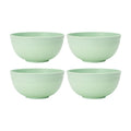 Axyaa Light Green Cereal Bowl Set for Dining, Desserts, and Camping