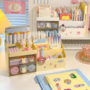 Kawaii Axyaa Desktop Stationery Organizer Pencil Storage Box Drawer Cute Ins Box