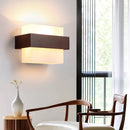 Axyaa LED Wood Wall Lamp for Bedroom Living Room Study-area