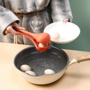 Axyaa Kitchen Utensil Set: Colander Spoon, Food Tongs, Beater, Steak Clip, Soup Filter