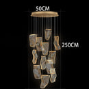 Axyaa Staircase Chandeliers LED Pendant Light Lamps for Modern Living Room