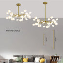 Axyaa LED Firefly Chandelier: Modern Nordic Ceiling Lights for Luxury Home Decor