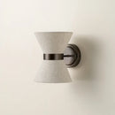 Axyaa Vintage Japanese Wabi Sabi Fabric Wall Lamp for Home Bedroom Bathroom Lighting