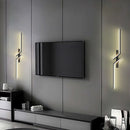 Axyaa LED Wall Lamp: Minimalist Bedroom Sconce for Living Room Background Lighting