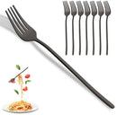 Axyaa Stainless Steel Dinner Fork Set of 8 Pieces