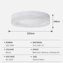 Axyaa LED Crystal Ceiling Light - Modern Design for Home Decor