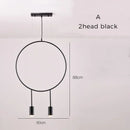 Axyaa Minimalist Postmodern Geometric Chandeliers for Home and Restaurants