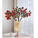 Axyaa Gufen Glazed Glass Vase: Light Luxury & Creative Living Room Decor