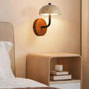 Axyaa Wabi Sabi Stone Wall Lamp: French Retro Minimalist Design for Bedroom, Staircase & Hallway