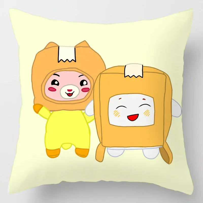 Axyaa Cartoon Robot Balloons Pillowcase Set for Home Decor