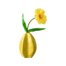 Axyaa Star Fruit Shape Vase: Nordic Style Flower Arrangement Creative Art Ornament
