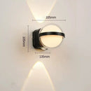 Axyaa 12W LED Waterproof Acrylic Wall Lamp for Outdoor/Indoor Sphere Decor Lighting