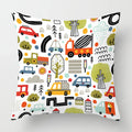 Axyaa White Plush Cushion Cover for Sofa Bedroom Living Room Decor